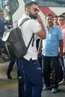 Indian captain Virat Kohli departs for Nagpur from Kolkata on Nov 21, 2017.