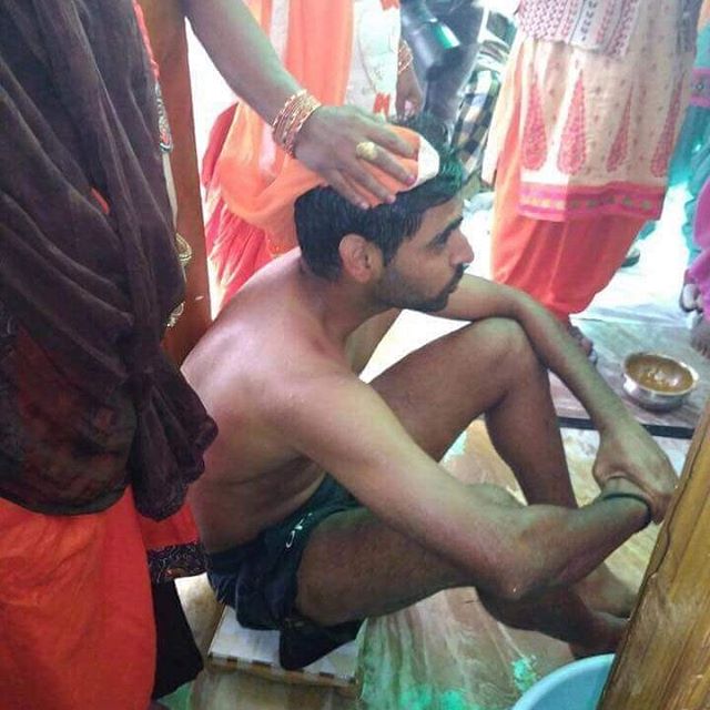 Bhuvneshwar Kumar & Nupur Nagar's Haldi and Mehandi ceremony. Bhuvneshwar Kumar,Bhuvneshwar Kumar fiancee Nupur Nagar,Bhuvneshwar Kumar haldi Ceremony Pics,Bhuvneshwar Kumar Mehndi pics,Instagram,Nupur Nagar,Shikhar Dhawan,Bhuvneshwar Kumar wedding,Bhuvneshwar Kumar marriage