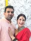 Senior Indian cricketer Zaheer Khan ties the knot with actor Sagarika Ghatge.