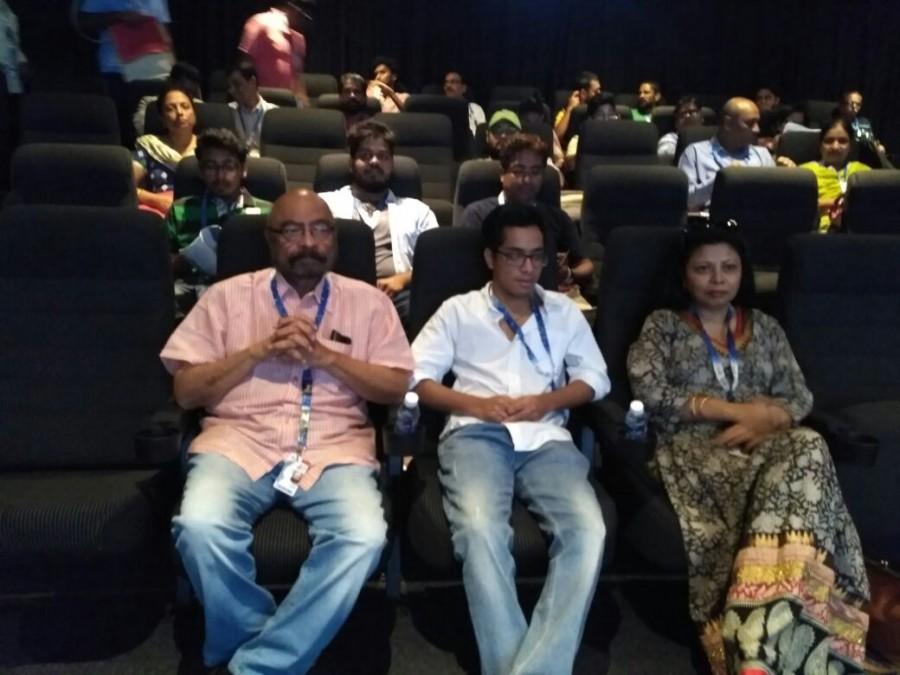 Filmmaker Govind Nihalani, who has worked with Om Puri in films like "Aakrosh" and "Tamas", on Friday paid homage to the late actor at the International Film Festival of India (IFFI). Their film "Ardh Satya" was screened here. Commenting on Om Puri's rise, Nihalani said: "I would actually like to correct the misconception. It is not me or anyone else that made Om what he is today. In fact, it was Om who made me a person of interest with other filmmakers. On this note, I would like to pay homage to Om because this was a vision we brought forward together." Om Puri's son Ishaan Puri spoke about The Om Puri Foundation. Govind Nihalani,Filmmaker Govind Nihalani,Ardh Satya,Om Puri,IFFI 2017,Tamas,Govind Nihalani pays homage to Om Puri