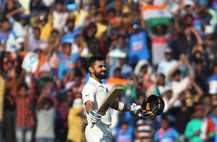 Kohli, who now has 10 centuries across the three formats, surpassed former Australian captain Ricky Ponting (9) and former South African skipper Greame Smith (9). Virat Kohli,Virat Kohli records most centuries,Virat Kohli centuries,Virat Kohli record,India vs Sri Lanka,India vs Sri Lanka 2017,India vs Sri Lanka 2nd Test