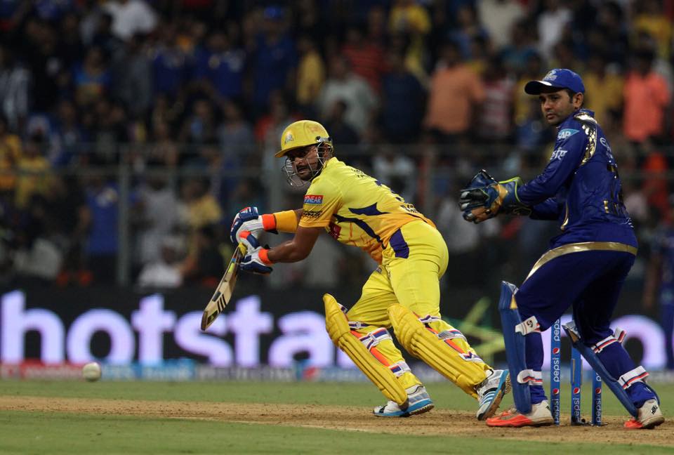 Suresh Raina Chennai Super Kings vs Mumbai Indian 2015,IPL 2015,Chennai Super Kings,Mumbai Indians,Indian Premier League,Indian Premier League 2015,ipl photos,ipl pics,MI vs CSK,IPL 2015 - Match 12,ms dhoni,suresh raina,rohith sharma,IPL8