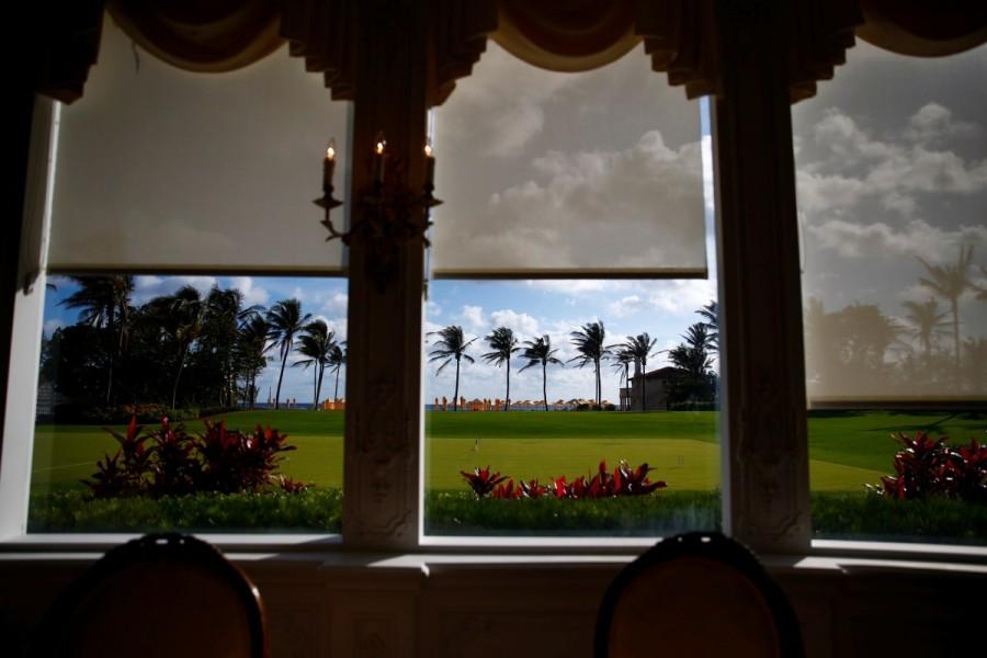 President Donald Trump's Mar-a-Lago estate is seen in Palm Beach, Florida, U.S., November 23, 2017. Donald Trump,President Donald Trump,Thanksgiving,Donald Trump Thanksgiving,Mar-a-Lago estate