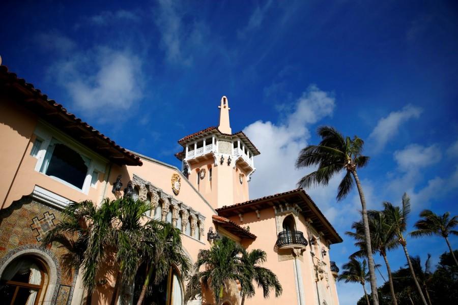 President Donald Trump's Mar-a-Lago estate is seen in Palm Beach, Florida, November 23, 2017. Donald Trump,President Donald Trump,Thanksgiving,Donald Trump Thanksgiving,Mar-a-Lago estate
