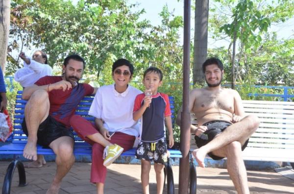 Aamir Khan and Kiran Rao celebrate Azad's sixth birthday a week before by taking him to a theme park! Aamir Khan and Kiran Rao,Aamir Khan,Kiran Rao,Azad Rao Khan,Azad Rao Khan 6th birthday,Azad Rao Khan birthday,Azad Rao Khan birthday celebration,Azad Rao Khan birthday celebration pics,Azad Rao Khan birthday celebration images,Azad Rao Khan birthday celeb