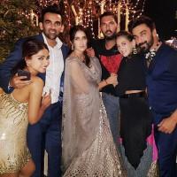 Yuvraj Singh,Ashish Nehra,Aashish Chaudhary,Zaheer Khan and Sagarika Ghatge wedding reception,Zaheer Khan wedding reception,Sagarika Ghatge wedding reception,Zaheer Khan and Sagarika Ghatge wedding reception pics,Zaheer Khan and Sagarika Ghatge wedding re
