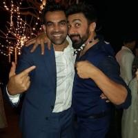 Yuvraj Singh,Ashish Nehra,Aashish Chaudhary,Zaheer Khan and Sagarika Ghatge wedding reception,Zaheer Khan wedding reception,Sagarika Ghatge wedding reception,Zaheer Khan and Sagarika Ghatge wedding reception pics,Zaheer Khan and Sagarika Ghatge wedding re