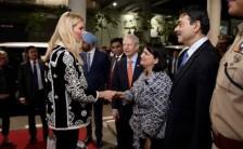 US Ambassador to India Kenneth Juster, India's Ambassador to US Navtej Sarna, spokesperson of Minister of External Affairs Raveesh Kumar and senior officials of the central and Telangana governments received her at the Rajiv Gandhi International Airport at Shamshabad around 3 a.m. "Warm welcome to a special guest. Advisor to the President of USA@IvankaTrump arrives in Hyderabad," tweeted Raveesh Kumar.