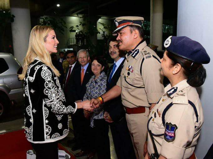 After the inaugural session of GES and a panel discussion, Ivanka will return to hotel. Around 8 p.m., she will leave for Taj Falaknuma, a palace hotel in the old city where Modi is hosting a dinner for her and other GES delegates. After the dinner, she will come back to the hotel. On Wednesday she will leave for HICC around 9 a.m. and address another session at GES. She will leave HICC at 12 noon. Security agencies were tight-lipped on her itinerary for the rest of the day. State government officials said the US security authorities had kept her schedule under tight wraps due to high security threat perception. Sources said Ivanka Trump may visit the old city for a sight-seeing tour. Donald Trump,Donald Trump daughter,Ivanka Trump,Ivanka Trump in India,Ivanka Trump in Hyderabad,Ivanka arrives in Hyderabad,Global Entrepreneurship Summit,GES