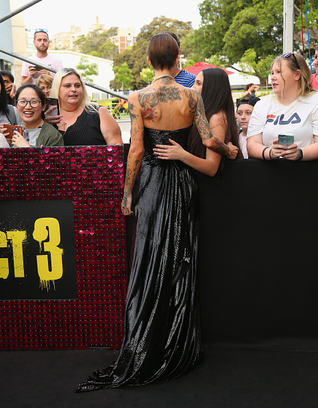 Ruby Rose flaunts her backless black dress at the Sydney premiere of Pitch Perfect 3 on November 29, 2017 in Sydney, Australia. Pitch Perfect 3,Pitch Perfect 3 premiere,Pitch Perfect 3 premiere show,Ruby Rose,model Ruby Rose,Ruby Rose hot pics,Ruby Rose hot images,Ruby Rose hot stills,Ruby Rose hot pictures,Ruby Rose hot photos