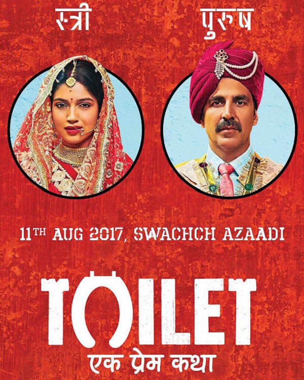 Toilet – Ek Prem Katha: The story of a small village man who gets married and his wife demands for a toilet, was appreciated by the audience and critics as well. Akshay Kumar and Bhumi Pednekar starrer Toilet – ek prem katha, made it huge to the box office with a gross total of 134.22 crores lifetime. The cost of the film was 24 crores. Toilet – Ek prem katha,Hindi Medium,Newton,Shubh Mangal Savdhan,Tumhari Sullu,Bareily Ki Barfi,Liptstick Under My Burkha