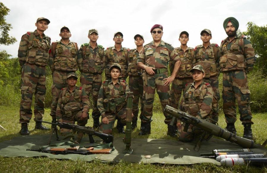 Haasan, who has written, directed and is playing the lead role of a RAW agent in the film, shared a photograph with few army officers on Twitter on Thursday. Ulaganayagan Kamal Haasan,Kamal Haasan,Vishwaroopam 2,Vishwaroopam 2 on the sets,Vishwaroop 2,Kamal Haasan Vishwaroopam 2