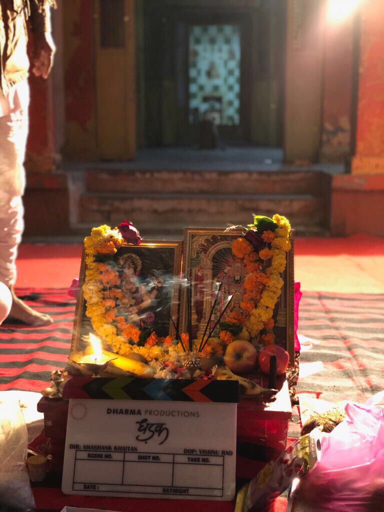 "Dhadak" is being shot in Udaipur as the film has Rajasthan as the backdrop. Sridevi has also joined Janhvi on the sets of her first movie. While "Dhadak" will mark Janhvi's foray into Bollywood, Ishaan is making his acting debut with Iranian filmmaker Majid Majidi's India-set movie "Beyond The Clouds". Dhadak,Dhadak movie launch,Dhadak launch,Janhvi Kapoor and Ishaan Khatter,Janhvi Kapoor,Ishaan Khatter,Karan Johar,Sridevi,Sridevi daughter,Sridevi daughter Janhvi Kapoor