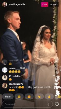 Aashka Goradia and Brent Goble wedding pictures.