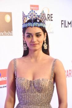 Manushi Chillar poses for the cameras at the Red carpet at the Reliance Digital and Filmfare Glamour and Style Awards 2017 held in Mumbai on December 01, 2017.