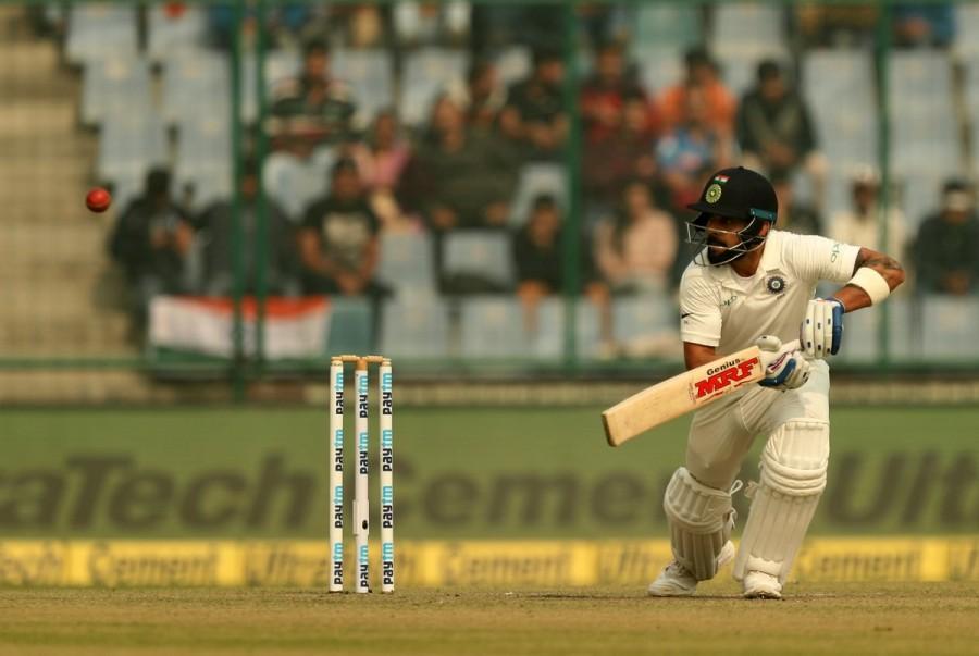 He played a brilliant backfoot drive past point off Lakmal to get within a run and then drove him for another boundary past wide mid-off to go past the mark. India vs Sri Lanka,India vs Sri Lanka 2017,Virat Kohli,Virat Kohli 5,000 Test runs,India,Sri Lanka,Virat Kohli record