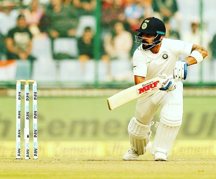 Congratulating the India skipper, the International Cricket Council (ICC) posted on Twitter: "Congratulations to @imVkohli on passing 5,000 Test runs! He reaches the milestone in 105 innings - the same number as England captain @root66!" India vs Sri Lanka,India vs Sri Lanka 2017,Virat Kohli,Virat Kohli 5,000 Test runs,India,Sri Lanka,Virat Kohli record