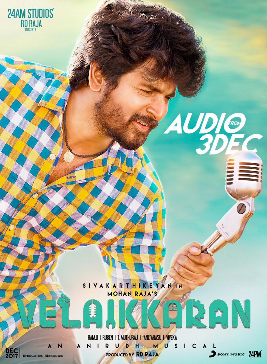 Sivakarthikeyan's Velaikkaran music launch poster. Sivakarthikeyan,Nayanthara,Sivakarthikeyan and Nayanthara,Velaikkaran audio launch,Velaikkaran audio launch poster,Velaikkaran music launch,Velaikkaran audio,Velaikkaran music,Velaikkaran music launch poster