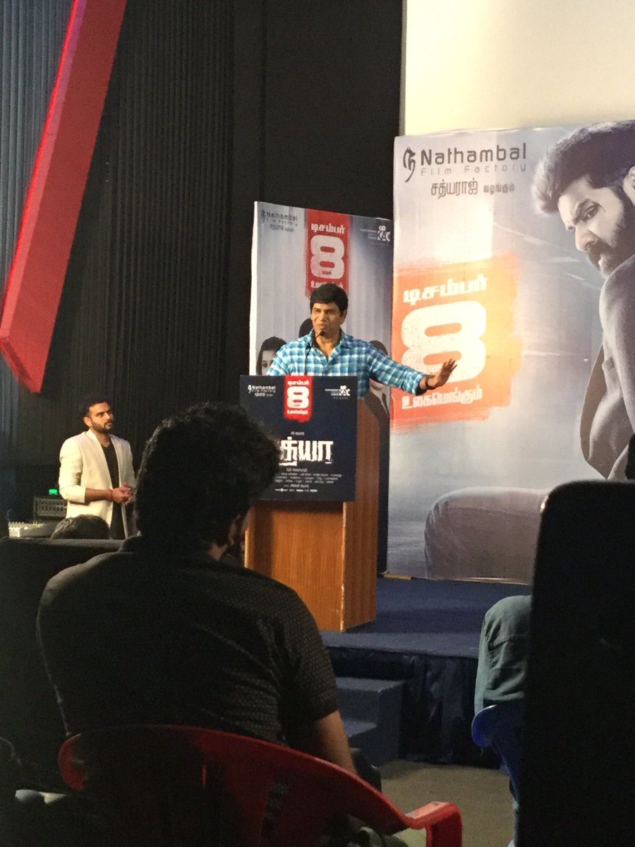 Actor Anandraj says he is a junior to actor Sathyaraj. Sathya Raj,Sibi,Ramya Nambeesan,Sathish,Sathya Press Meet,Sathya,Sathya Press Meet pics,Sathya Press Meet images,Sathya Press Meet stills,Sathya Press Meet pictures,Sathya Press Meet photos