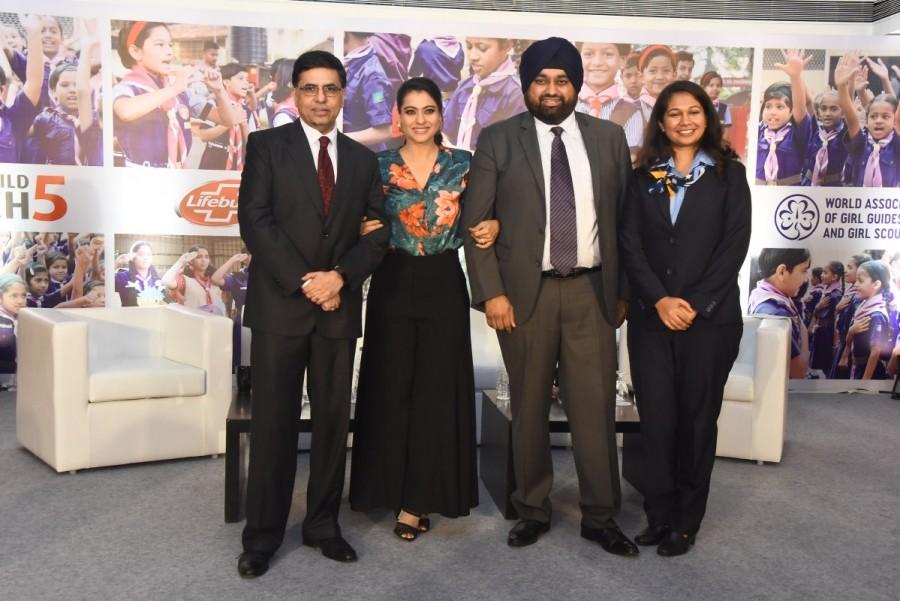 Kajol unveils 'Help A Child Reach 5' campaign in Mumbai. Kajol,actress Kajol,Help A Child Reach 5,Help A Child Reach 5 campaign