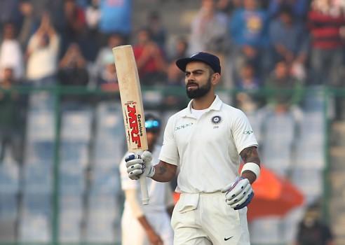 Captain Virat Kohli joined Sachin Tendulkar and Virender Sehwag in sharing the record of most number (six) of double centuries for India in Test cricket on the second day of the third and final Test against Sri Lanka here on Sunday.
