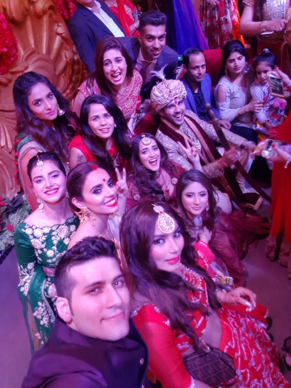 Ayaz Ahmed, Vahbiz Dorabjee, Himani Sharma, Subah Rajput along with Abhishek Bajaj. Abhishek Bajaj and Akanksha Jindal,Abhishek Bajaj,Akanksha Jindal,Abhishek Bajaj's wedding pictures,Abhishek Bajaj wedding pics,Abhishek Bajaj wedding images,Abhishek Bajaj wedding stills,Abhishek Bajaj wedding pictures,Abhishek Bajaj wedding photos