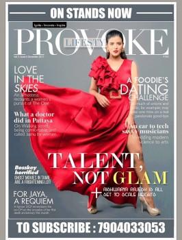 South Indian Actress Aishwarya Rajesh poses for Provoke Magazine.