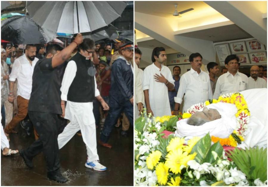 Bollywood celebrities like Amitabh Bachchan, Salim Khan, Shah Rukh Khan, Salman Khan, Aamir Khan, Anil Kapoor, Rishi Kapoor, Randhir Kapoor, Sanjay Dutt, Ranbir Kapoor, Naseeruddin Shah, Nawazuddin Siddiqui, Supriya Pathak, Shakti Kapoor and Suresh Oberoi among others were present at the cremation. Shashi Kapoor,Shashi Kapoor last rites,Shashi Kapoor funeral,Shashi Kapoor funeral pics,Shashi Kapoor funeral images,Shashi Kapoor funeral stills,Shashi Kapoor funeral pictures,Shashi Kapoor funeral photos