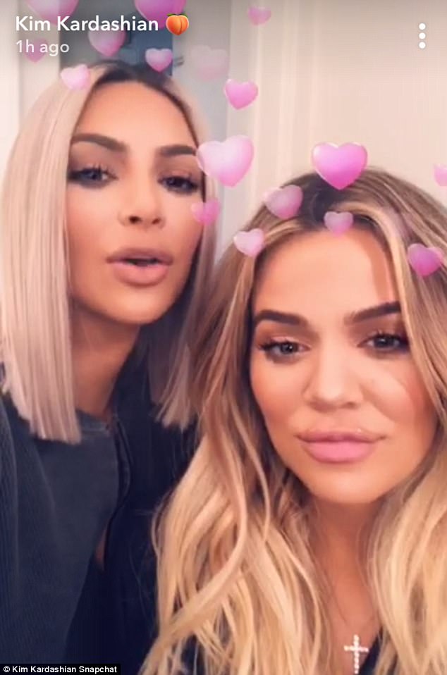 Kim Kardashian & Khloe Kardashian selfies images. Kim Kardashian,Khloe Kardashian,Kim Kardashian and Khloe Kardashian reunite,Kim Kardashian and Khloe Kardashian,Kim Kardashian and Khloe Kardashian on Snapchat