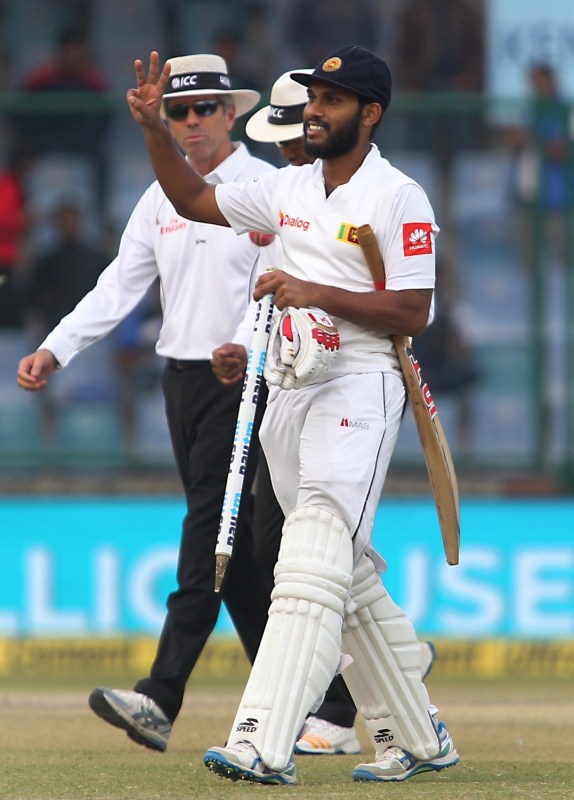 India, meanwhile had their slices of bad luck in the middle when Ashwin missed a tough caught and bowled chance from de Silva and wicketkeeper Wriddhiman Saha missed a regulation stumping of Dickwella off left-arm spinner Ravindra Jadeja. For the hosts, Jadeja emerged the pick of the bowlers with figures of 3/83 while Ashwin and pacer Mohammed Shami picked up one wicket apiece. The Indian captain was adjudged the Man-of-the-Match as well as the Player-of-the-Series for his excellent run with the willow. India vs Sri Lanka,India vs Sri Lanka 2017,India vs Sri Lanka 3rd Test,India record