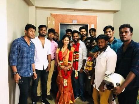 Popular Tamil TV anchor Manimegalai married her boyfriend Hussain on Wednesday in Chennai.