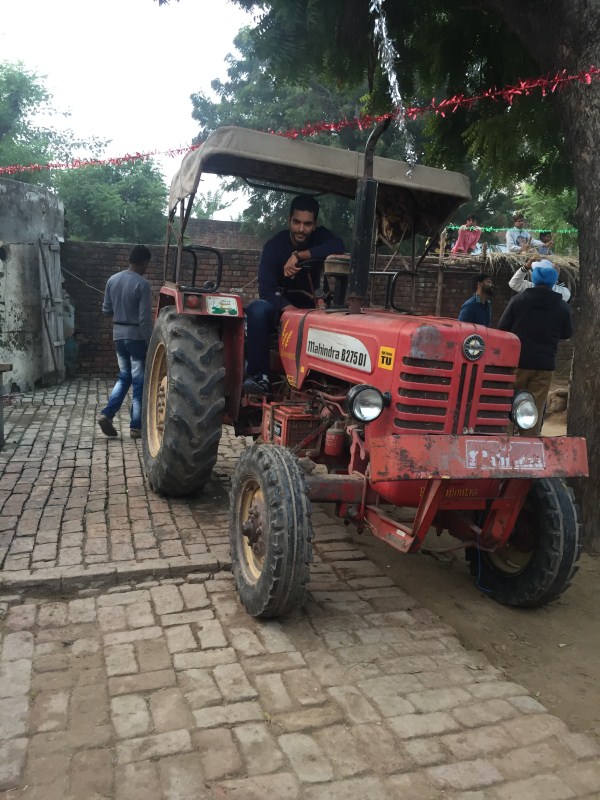 Angad's look is still a secret, well we don't know what it is going to be like. This is something different that Angad did, while they were shooting at a village Angad decided to learn tractor just for fun. Maybe he wants to get to the crux of the role he is portraying or maybe he was just too excited to try a new ride and being a little desi. Tiger Zinda Hai,Angad Bedi,Salman Khan,Diljit Dosanjh,Taapsee Pannu,Soorma