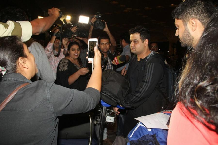 Her brother Karnesh, who is her partner in their production banner Clean Slate Films, was questioned: "What do you have to say about the rumours about Virat and Anushka getting married?" "Nothing," he said. Anushka Sharma,Ajay Kumar Sharma,Anushka Sharma and Virat Kohli's wedding,Anushka Sharma and Virat Kohli's marriage,Anushka Sharma and Virat Kohli,Virat Kohli