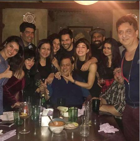 Jacqueline Fernandez took time from her busy schedule to spend some quality time with her Judwaa 2 team. Before the year ends, Jacqueline raised a toast to the success of the film and wrapped 2017 with Judwaa 2. Varun Dhawan, Taapsee Pannu, David Dhawan, Sajid and Warda Nadiadwala along with Manish Malhotra attended the success party at a cozy dinner hosted by the actress. The team was seen having a gala time as they dined and clicked pictures and poked fun at each other. The social media of the stars is the testimony of the celebration the Judwaa 2 team enjoyed. Actress Jacqueline Fernandez,Judwaa 2,Judwaa 2 success party,Sajid Nadiadwala,Varun Dhawan,Taapsee Pannu,Judwaa 2 success party pics,Judwaa 2 success party images,Judwaa 2 success party stills,Judwaa 2 success party pictures,Judwaa 2 success party photos