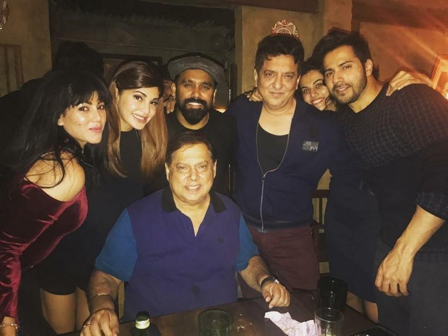 Jacqueline Fernandez shared the insights from the party with her Instagram stories, the actress was seen having fun with her Judwaa 2 team as she posed with filters along with Taapsee and David Dhawan. The actress shares a warm bond with her co-star Varun Dhawan with whom she shared the screen space for the second time with Judwaa 2. Jacqueline Fernandez and Taapsee Pannu shared an instant connection and their bond is visible through the social media posts of the actresses. Sajid Nadiadwala and Jacqueline have been working together for a long time and the bond seems to strengthen with every film. Actress Jacqueline Fernandez,Judwaa 2,Judwaa 2 success party,Sajid Nadiadwala,Varun Dhawan,Taapsee Pannu,Judwaa 2 success party pics,Judwaa 2 success party images,Judwaa 2 success party stills,Judwaa 2 success party pictures,Judwaa 2 success party photos