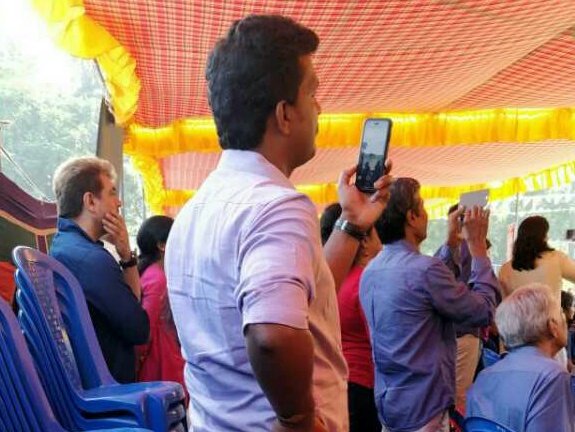 Thala Ajith spotted at Aathvik school event. Viswasam,Viswasam actor,Ajith,Thala Ajith,Ajith Viswasam,Thala Ajith new look,Aathvik school event,Kutty Thala
