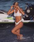 Sofia Richie showcases jaw-dropping body in white thong bikini.