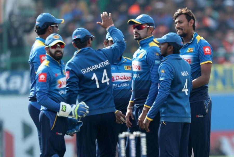 After opting to field, Sri Lanka rode on career best figures of 4/13 from pacer Suranga Lakmal to restrict India to a lowly total of 112 runs. The right-arm seamer's previous best of 4/30 was against England in December 2014. Opener Upul Tharanga (49) then helped Sri Lanka chase down the target with a massive 29.2 overs to spare, taking a 1-0 lead in the three-match series. For India, pacers Bhuvneshwar Kumar (1/42), Jasprit Bumrah (1/32) and Hardik Pandya (1/39) scalped a wicket each. Sri Lanka thrash India,India vs Sri Lanka,Upul Tharanga,MS Dhoni,Suranga Lakmal