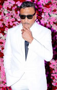 Jackie Shroff poses for photographers during 'Lux Golden Rose Awards 2017' at Yash Raj Studios in Mumbai.