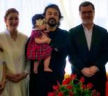 Singer-composer Adnan Sami along with his wife Roya and daughter Medina met Afghanistan Vice President Sarwar Danish. Adnan says he discussed his upcoming film "Afghan - In Search of a Home" with Danish. "We had a delightful morning in Mumbai meeting the visiting Vice President. We discussed my upcoming film ‘Afghan' and he was most gracious in extending all his support to us. We look forward to shooting in Afghanistan soon," the "Sun zara" singer tweeted.