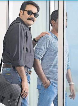 Mohanlal after losing weight following a crash diet and fitness regime to look young for Odiyan. Directed by Shrikumar Menon.