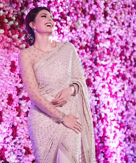 Jacqueline Fernandez in Stylish Designer Lehenga Saree at … | Flickr