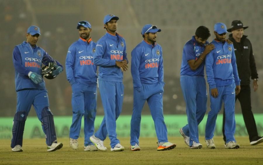 Chasing a mammoth 394, most of the visiting batsmen failed to capitalise on their starts, barring Angelo Mathews, who stroked a patient unbeaten 132-ball 111 as Sri Lanka could only muster 251/8. India vs Sri Lanka 2nd ODI,India vs Sri Lanka,India vs Sri Lanka 2017,Rohit Sharma,Rohit Sharma third ODI double,Rohit Sharma double hundred