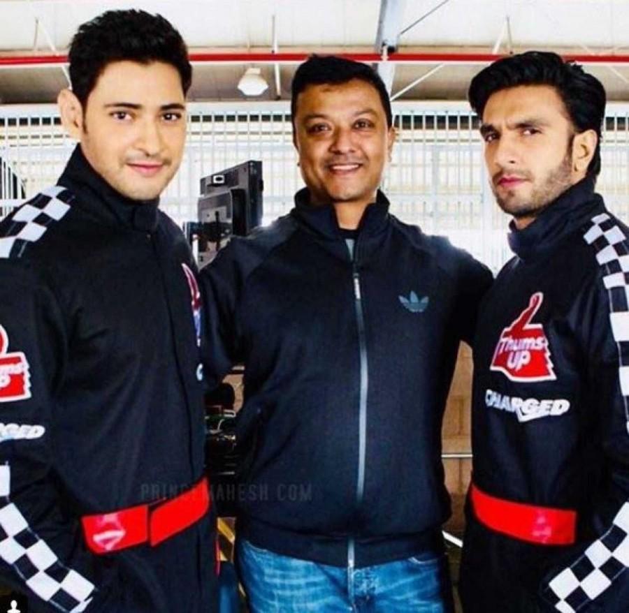 Mahesh Babu and Ranveer Singh,Mahesh Babu,Ranveer Singh,Thums Up ad,Thums Up Charged soft drink ad