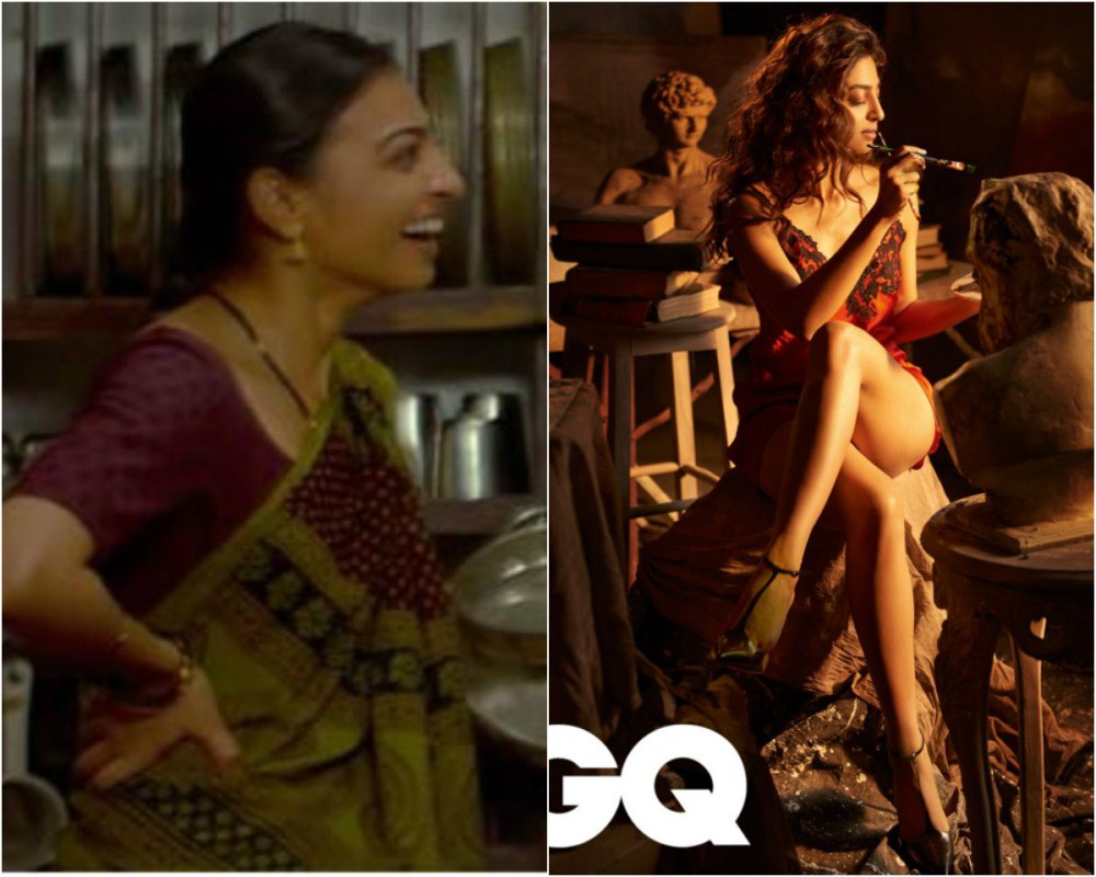 When the climate was already playing cold, the graceful beauty Radhika added the much-needed hotness to the weather. Padman star Radhika Apte,Radhika Apte,Radhika Apte in Padman,Padman,Radhika Apte hot look,Radhika Apte hot pics