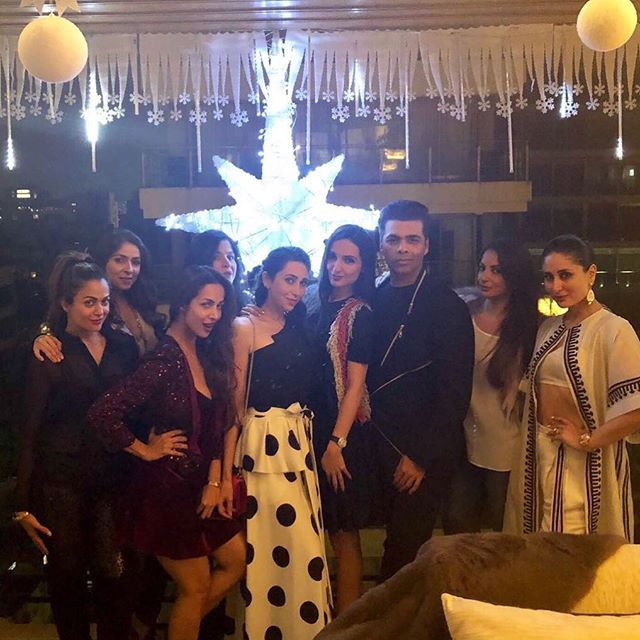 Kareena Kapoor, Karisma Kapoor, Karan Johar, Amrita Arora, Seema Khan, Bhavna Pandey at Malaika Arora's Pre-Christmas Bash! Kareena Kapoor,Karisma Kapoor,Karan Johar,Malaika Arora,Amrita Arora,Seema Khan,Bhavna Pandey,Pre-Christmas Bash