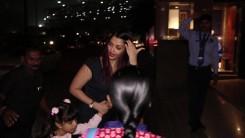 Aishwarya Rai snapped at BKC with Aradhya Bachchan.