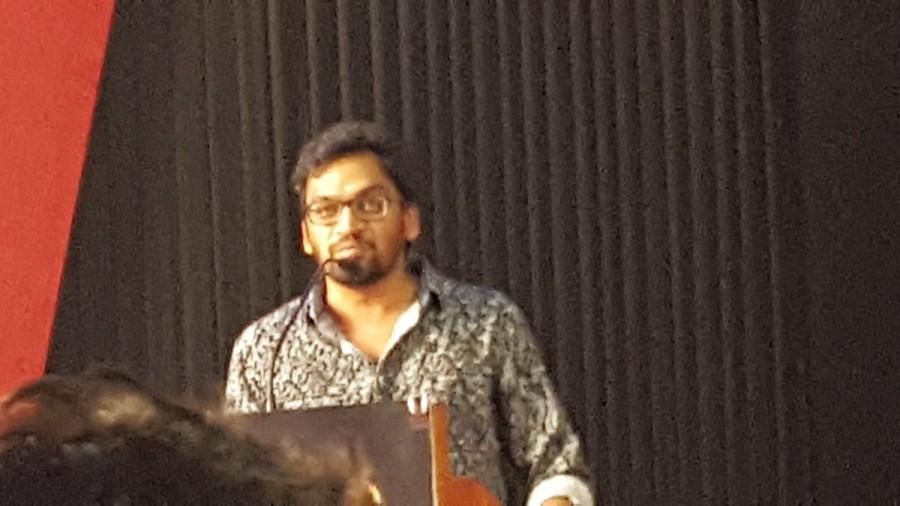 Editor Ruben at Balloon trailer launch. Anjali,Janani Iyer,Stunt choreographer Dhilip Subbarayan,Editor Ruben,Lyricist Arunraja Kamaraj,Balloon,Balloon trailer,Balloon trailer launch pics,Balloon trailer launch images,Balloon trailer launch stills,Balloon trailer launch pictures,Balloon trailer