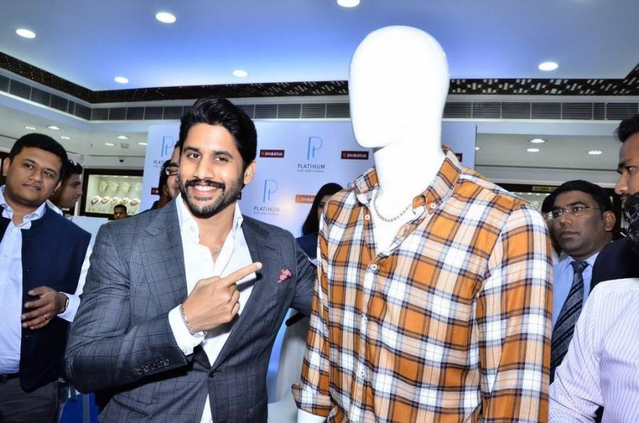 Actor Naga Chaitanya launches Anunique Range of Platinum Men's Jewellery at Joyalukkas. Naga Chaitanya,actor Naga Chaitanya,Men Jewellery