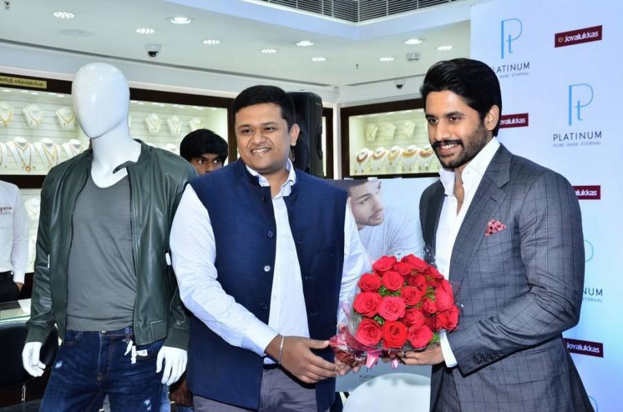 Actor Naga Chaitanya launches Men Jewellery at Joyalukkas. Naga Chaitanya,actor Naga Chaitanya,Men Jewellery